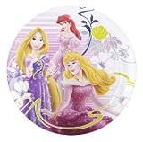 Disney Princess 8 Inch Round Melamine Plate
