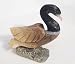 Natural Gemstone Aragonite Goose Carving Figurine 3.5"