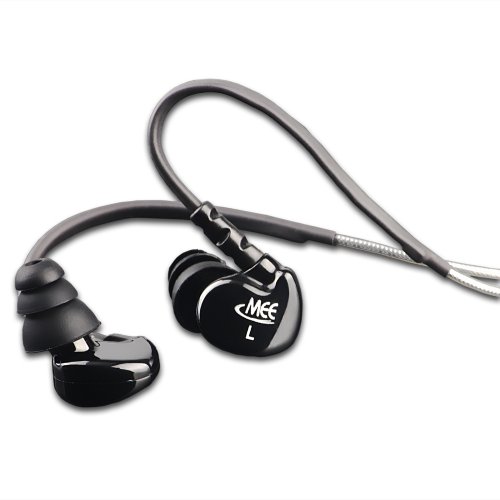 MEElectronics M6-BK Sport Sound-Isolating In-Ear Headphones (Black)