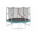 8ft Trampoline Kids Package Deal - Set Includes Ladder, All Weather cover and Enclosure