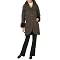 Mossimo&reg; Black Women's Fur Trim Parka Topaz