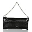 Cole Haan Lila Satin & Patent Leather Clutch
