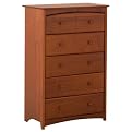 Beatrice 5-Drawer Chest - Cognac