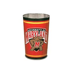 Maryland Terps NCAA Tapered Wastebasket (15 Height) by Wincraft