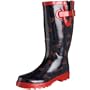 Western Chief Women's Lucky Lobster Rain Boot,Navy,6 M