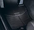 BMW 3 Series All Weather Front Rubber Floor Mats (2006+) - Black