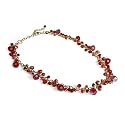 Glass Beads Red Necklace "Crystal Clear" -Fair Trade Gifts
