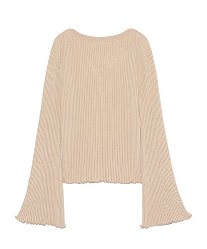 (スナイデル)snidel フリルデザインニットプルオーバー