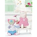 Burda Schnittmuster 7409 Kuscheltiere Hase & B�r 24 - 29 cm gro�