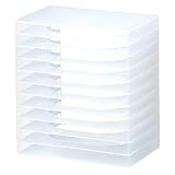 Like-It MX-11 11 DVD Storage Rack, White