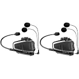 Cardo Scala Rider Q3 Multiset Intercom Communicator 2 Pack Black One Size