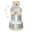 Its a Boy Bear Baby Diaper Cake