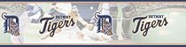 Detroit Tigers MLB Prepasted Wall Border, 6-Inch-by-15-Foot
