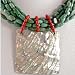 Turquoise and Abalone Shell Necklace by Harvey Abeyta, #10728