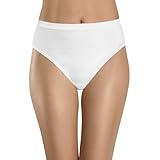 UPC 075338185514 product image for Hanes Women's Classics White Cotton Hi-Cut Panties 3-Pack (9) | upcitemdb.com