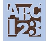 ABC 123 Squared Paint by Number Wall Mural ABC 123 Squared Paint by Number Wall Mural