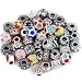 Ten (10) Beads of Assorted Mix Only Crystal Stone Bead (Style May Differ From Picture Due to Differe