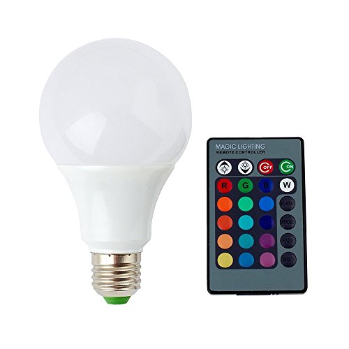 GF Pro LED Bulb Color Changing Dimmable with Remote Control (LEDbulb1pk)