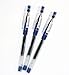 Pilot Hi-tec-c Gel Rolling Ball Pens, Ultra Fine Point,rubber Grip Type,-0.3mm-blue Ink-value Set of 3