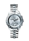 Christian Dior Christal Womens Stainless Steel Diamond Chronograph Watch CD114313M001