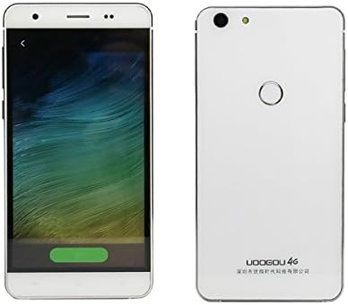 UOOGOU T5 MTK6735 Quad Core Unlocked Cell Phones, 5.0 Inch Android 5.1 Mobile Phone 2GB+16GB 1280*720p Fingerprint 4G LTE Smartphone (Silver)