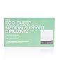 2 Eco-Sleep Support Pillows 2 Eco-Sleep Support Pillows