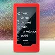 Silicone Skin Case for Microsoft Zune HD (Red)