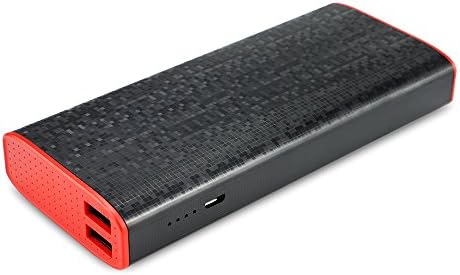 Broadcore Besiter 10000mAh Dual USB Output External Mobile Battery Travel Charger Pack Universal Power bank for Samsung Galaxy S6 Edge ( Black Color )