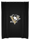 PITTSBURGH PENGUINS OFFICIAL TEAM JERSEY SHOWER CURTAIN