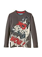 Desigual Kids Camiseta Manga Larga (Gris Oscuro)