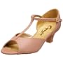 Capezio Women's BR14 Latina T-Strap 1.5" Flared Heel Sandal