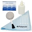 Polaroid Premium Package: Polaroid 5 Piece Camera/Camcorder Deluxe Cleaning Kit + Polaroid Super Blower With Hi Perfomance Silicon Squeeze Bulb + Polaroid Lens Cleaning Pen For Digital Cameras, SLR's and Camcorders