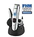Conair 12 Piece Rechargeable Beard and Mustache Professional Multi Use Trimmer, Silver and Black