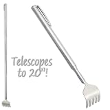 Telescoping Back Scratcher Pen Chrome 41hrzoF REL. SL160 Telescoping Back Scratcher Pen Chrome