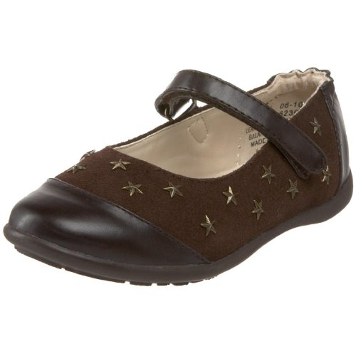 Balleto by Jumping Jacks Twlight Mary Jane (Toddler/Little Kid/Big Kid),Brown Suede,3 M US Little Kid