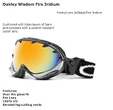 OAKLEY WISDOM WITH FIRE IRIDIUM LENS