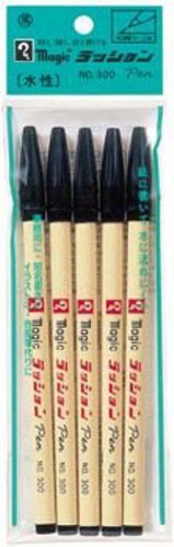 寺西化学 ラッションペン・5本セット・クロ M300-T1-5P