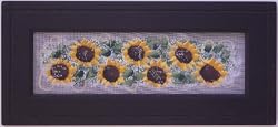 Small Painted Screen - Sunflower