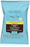 Baby Sunscreen Wipes by MD Moms - Broad Spectrum Water Resistant Sun Screen Towelettes Made By Pediatricians - SPF 30 (20ct)