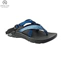 Chaco Women's Hipthong Ecotread Sandals (Angles Blue) - 5 - Regular - Regular