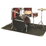 On Stage DMA6450 6' x 4' Non-Slip Drum Mat