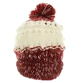 My Style Lab Striped Stocking Cap with Bill