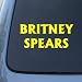 BRITNEY SPEARS - Circus Womanizer - Vinyl Car Decal Sticker #1844 | Vinyl Color: Yellow