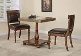 Review Home Decorators Collection  / Woodland Game Table W/ 2 Chair Set Oak