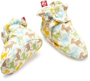 Zutano Billy Goat Organic Bootie, Oats, 12 Months ( 6-12 months)