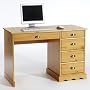 Bureau COLETTE, lasur� couleur miel de IDIMEX