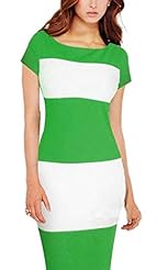 Sexy Round Neck Cocktail Short Sleeves Bodycon Dress/Prom Dress/Wedding Party Dress/Midi Dress 