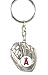 Los Angeles Angels - MLB Silver Baseball Glove Keychain