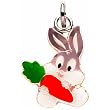 Looney Tunes Sterling Silver Bugs Bunny Pendant