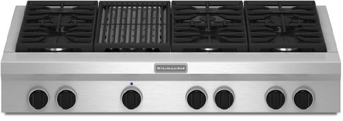 Kitchenaid KGCU482VSS Commercial-Style Gas Cooktop